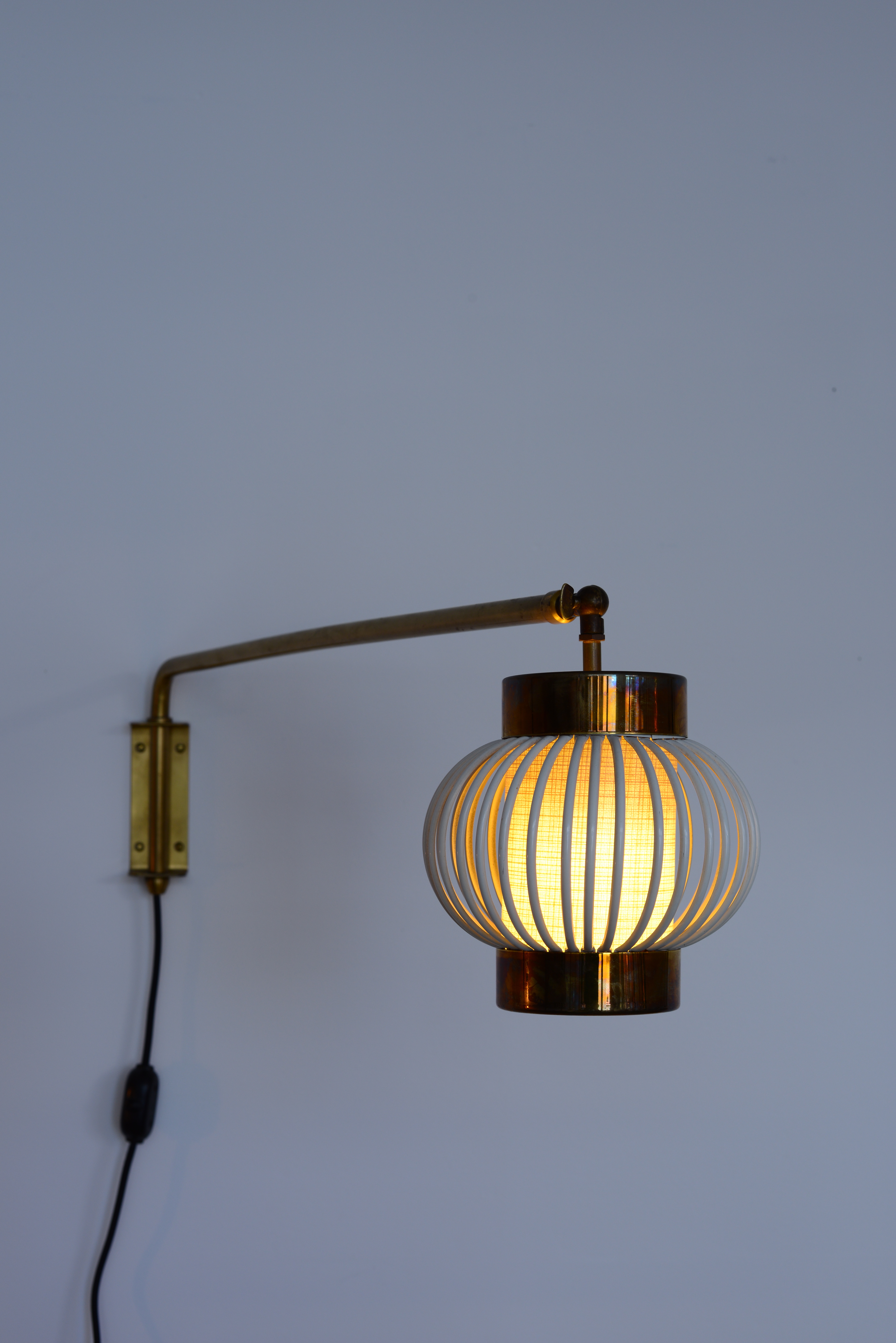 Danish Wall Lamp in Brass heyday möbel