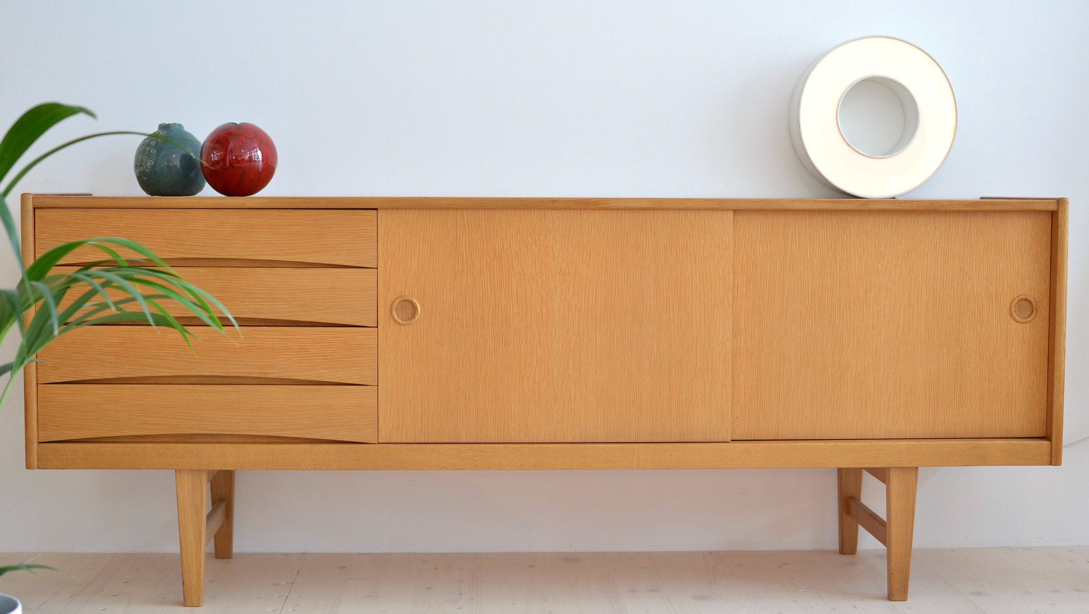 Erik Wortz Woertz Oak Sideboard Credenza Ikea Sweden Poland 1960s heyday möbel moebel Zürich Zurich Binz