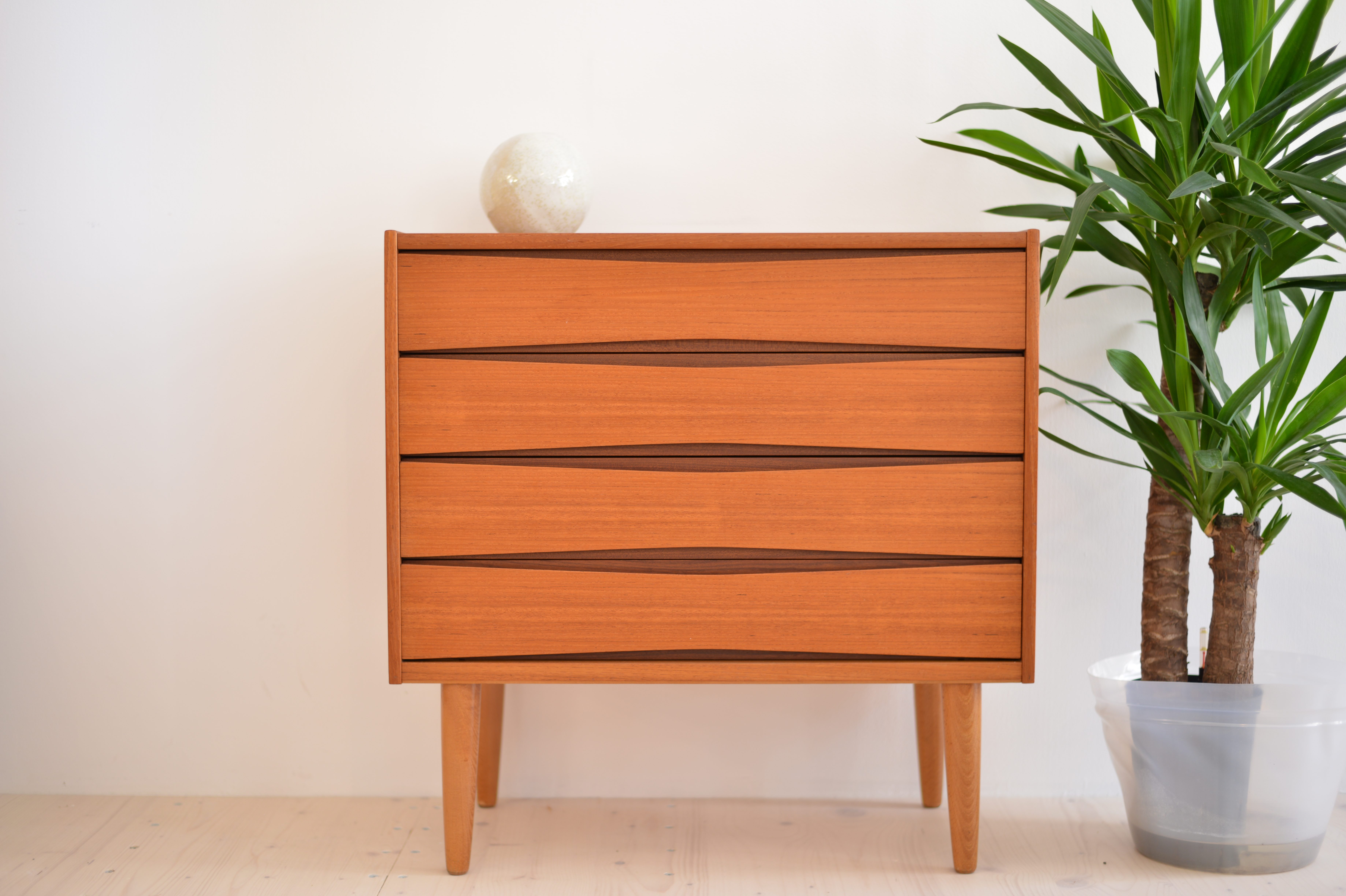 Teak Dresser (Four Drawers) Fredrik A. Kayser
