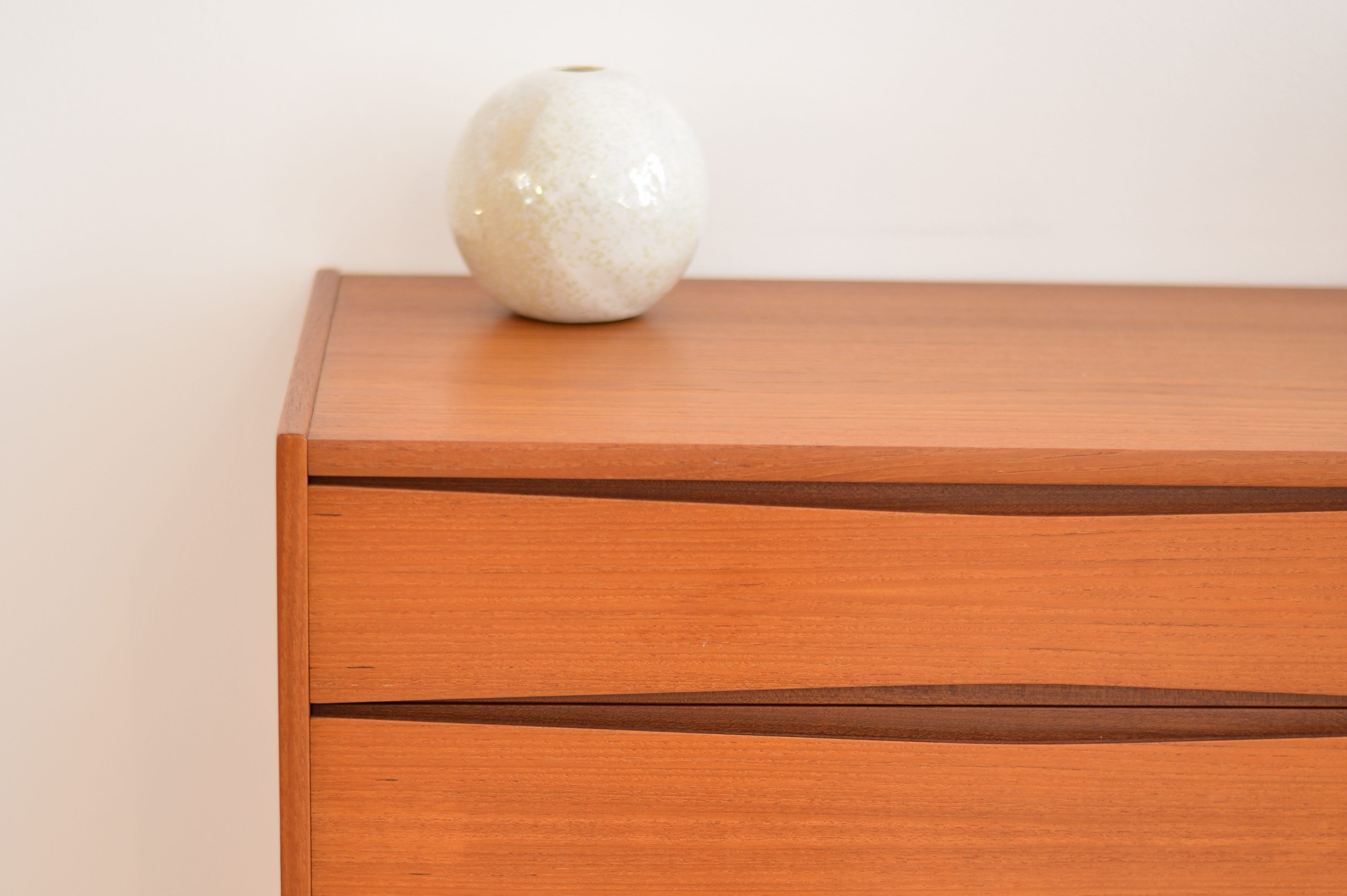 Teak Dresser (Four Drawers) Fredrik A. Kayser