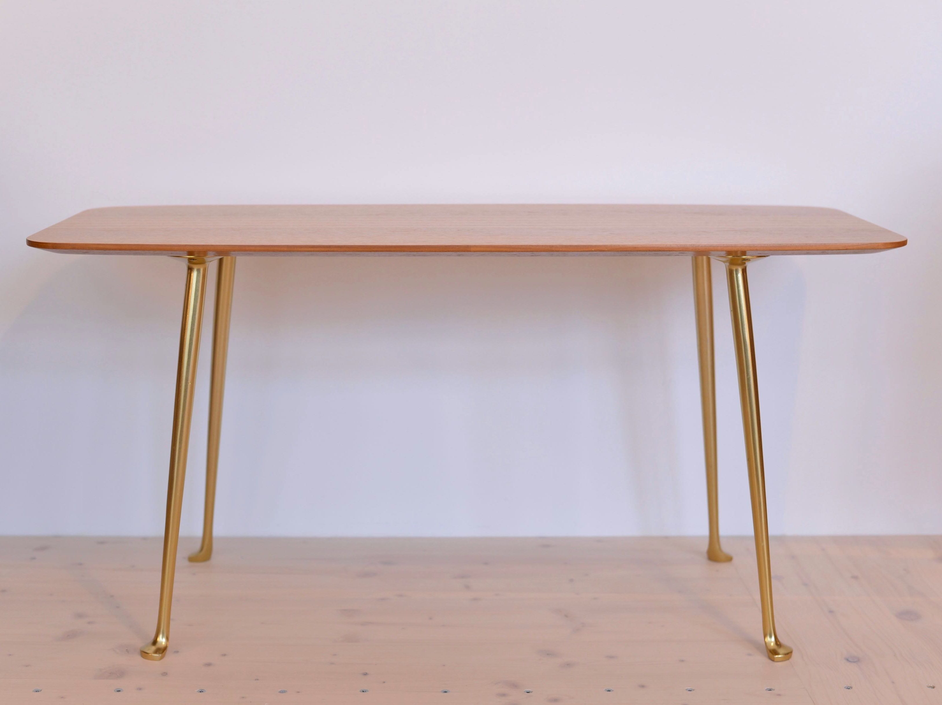 'Walnut and Brass' Side Table