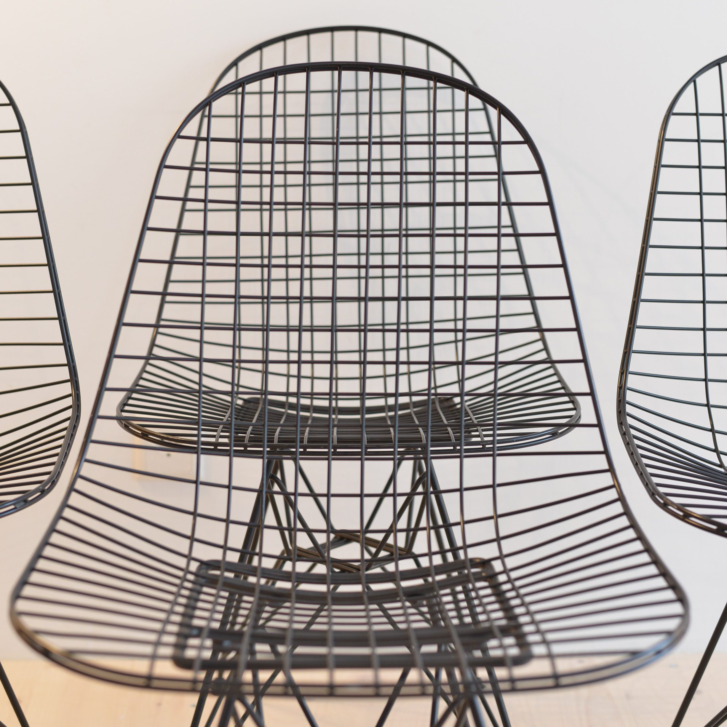 Eames DKR Wire Chair Set by Ray and Charles Eames