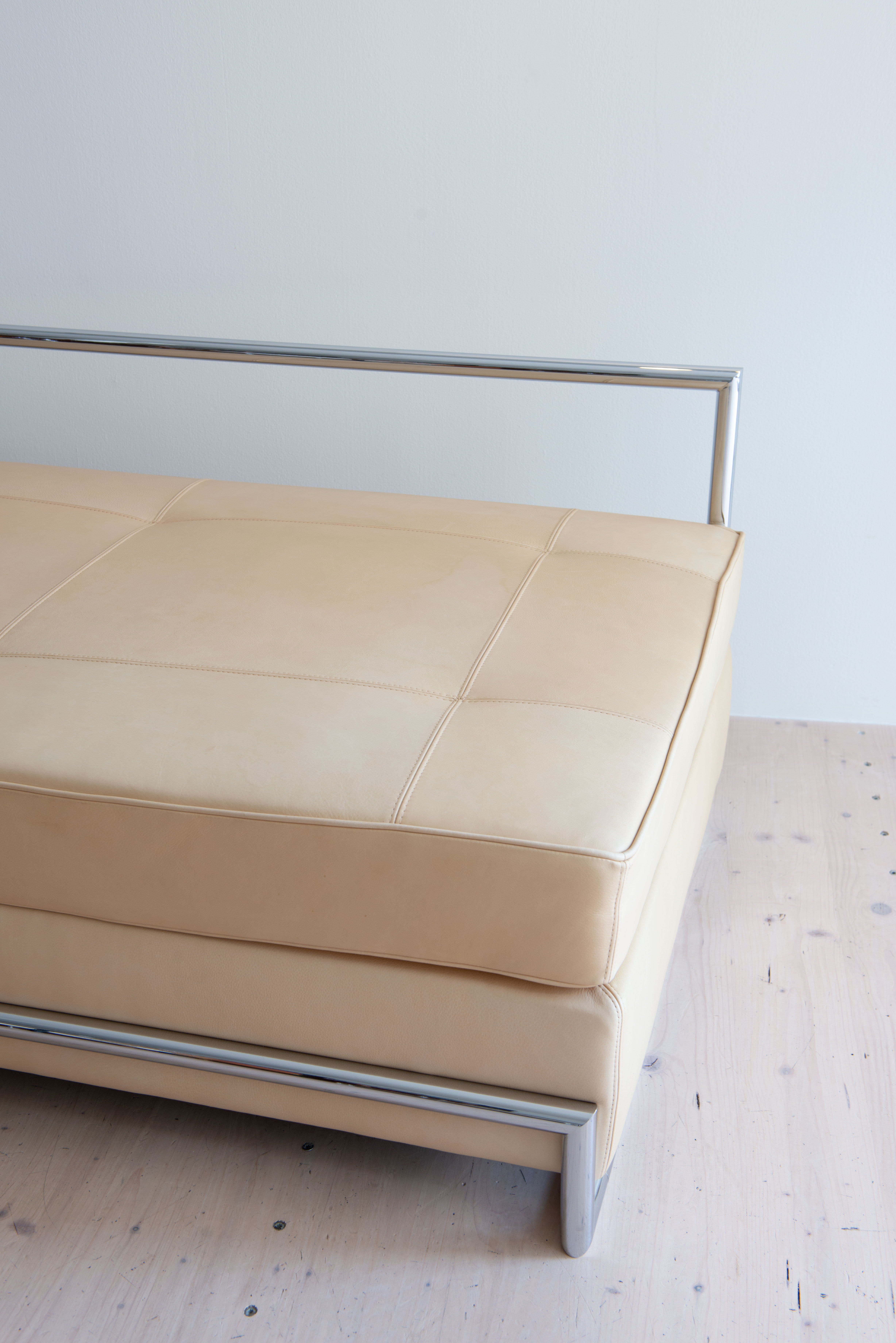 Eileen Gray E-1027 Day Bed. Designed by Eileen Gray. Produced by ClassiCon. Available at heyday möbel, Grubenstrasse 19, 8045 Zürich, Switzerland.