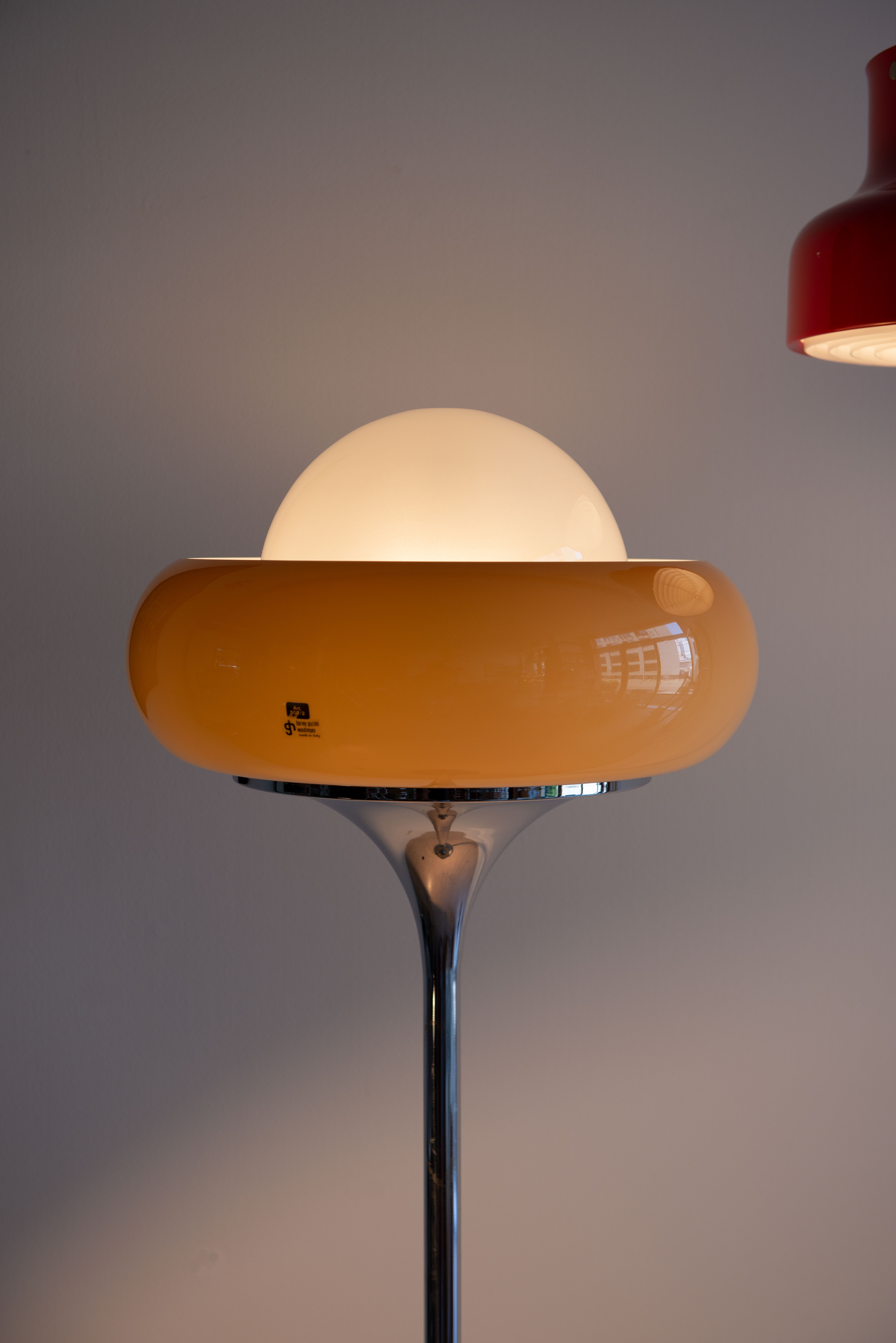 Harvey Guzzini Floor Lamp for iGuzzini. Made in Italy, 1960s. 