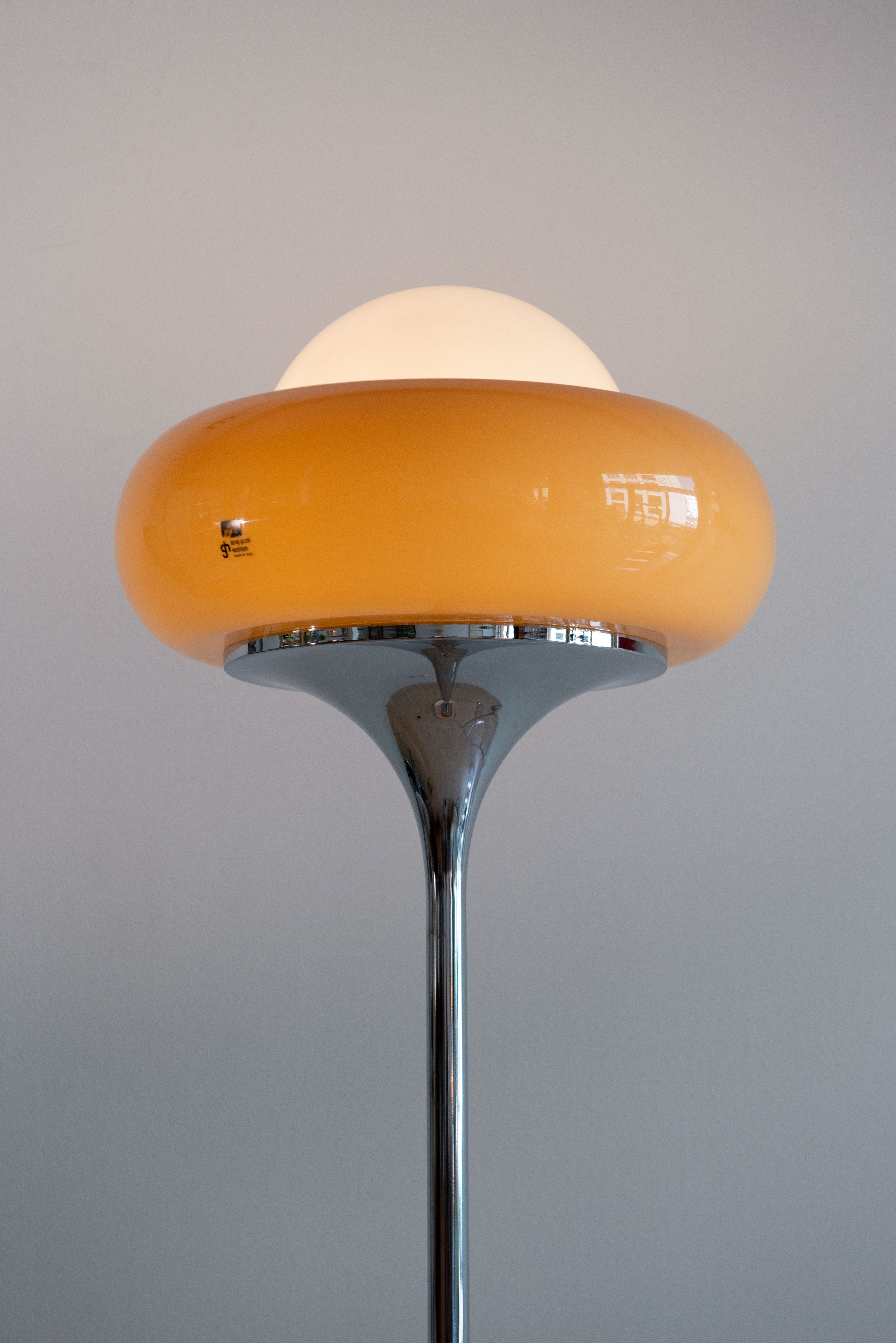 Harvey Guzzini Floor Lamp for iGuzzini. Made in Italy, 1960s. 