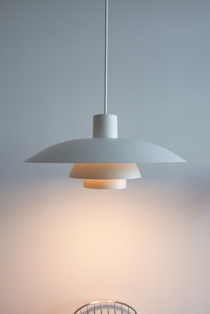 PH 4/3 Pendant Lamp by Poul Henningsen for Louis Poulsen. Production from Denmark, 1970s. Available at heyday möbel, Grubenstrasse 19, 8045 Zürich, Switzerland.