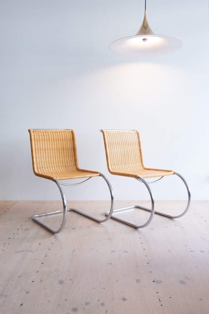 R141 Chairs by Ludwig Mies van der Rohe. Produced by Bigler, Spichiger & Cie in Switzerland, 1937. Available at heyday möbel, Switzerland.