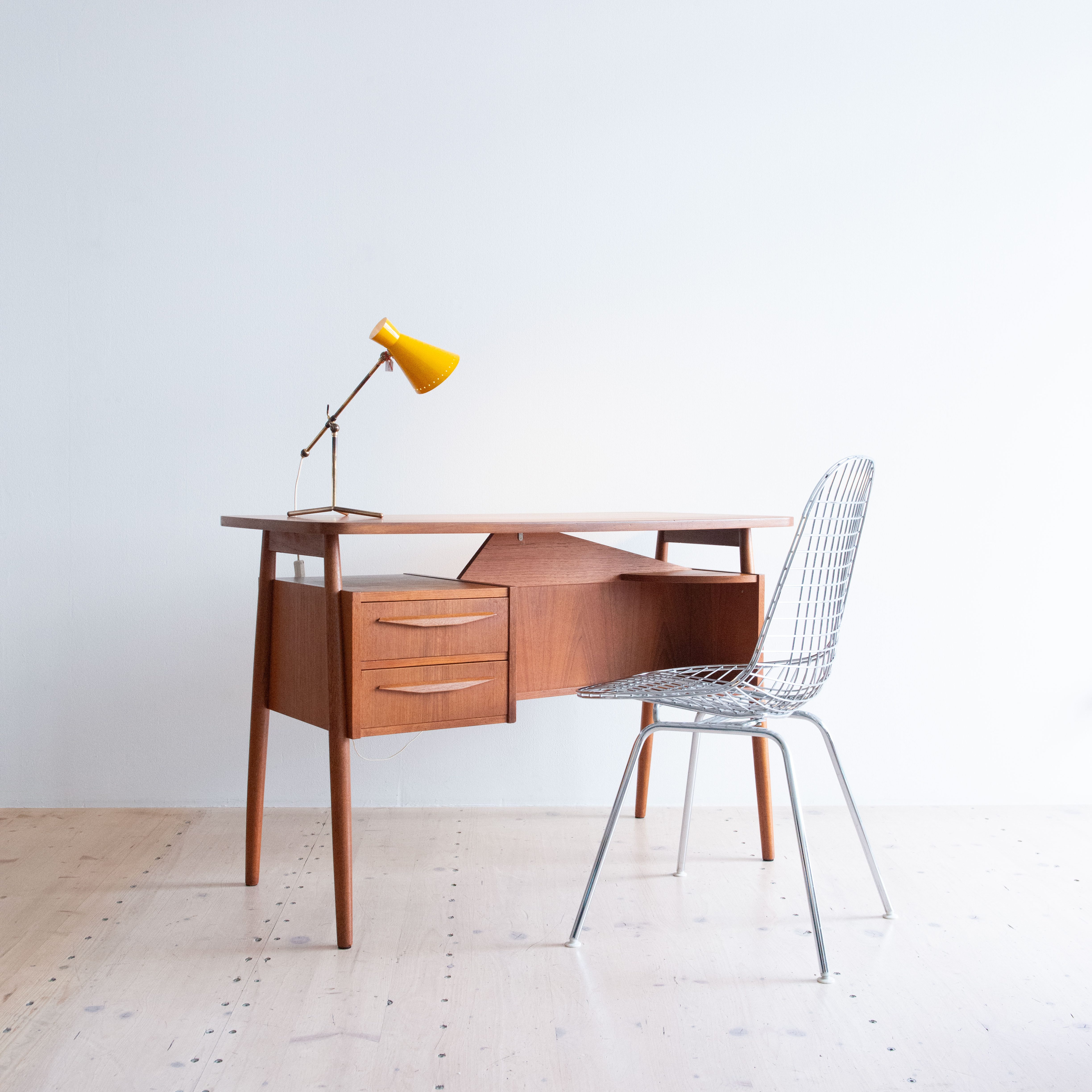 Teak Desk by Gunnar Nielsen Tibergaard. Available at heyday möbel.