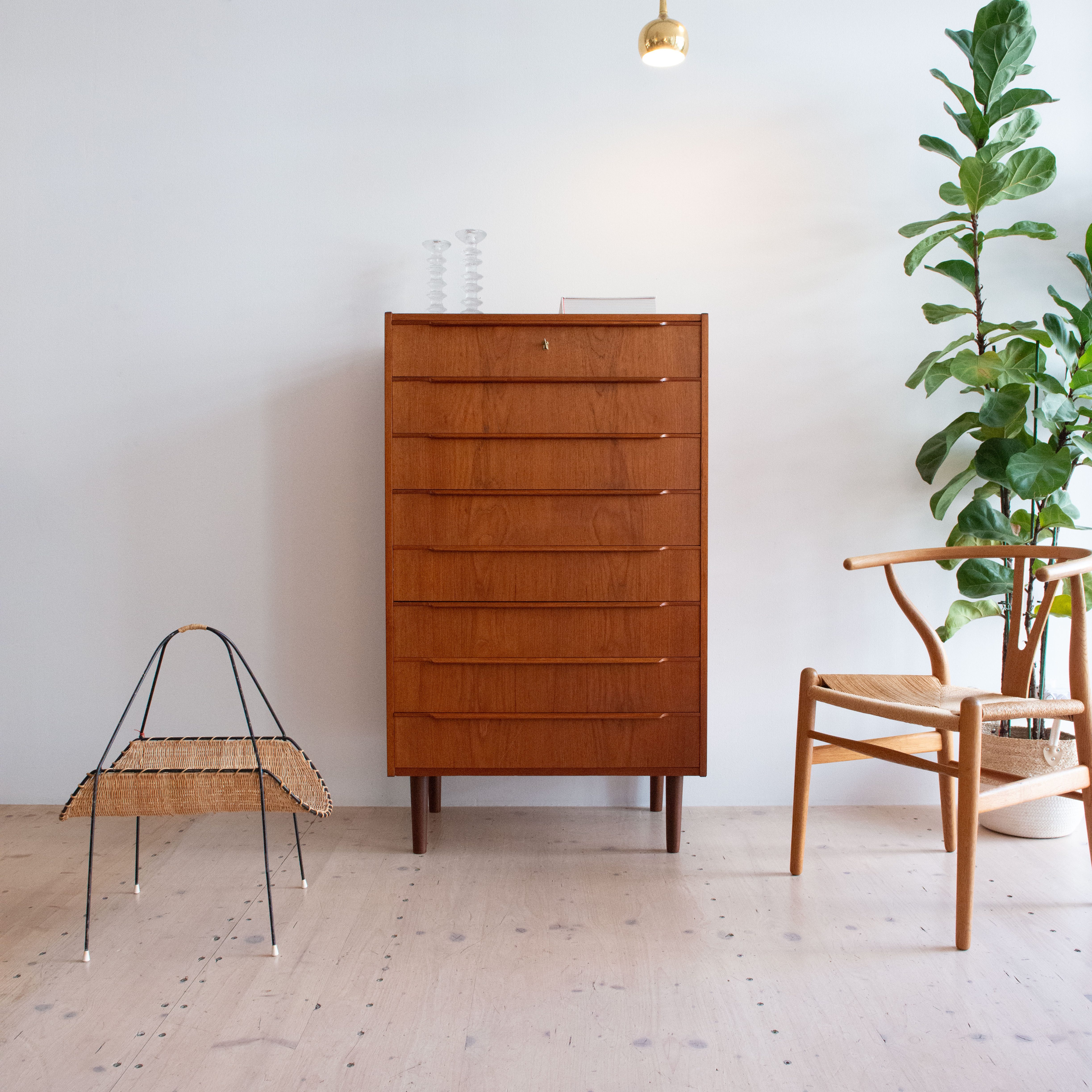 Eight Drawer Highboy by Steens. Available at heyday möbel - Mid-Century Modern Furniture and Other Stuff. Danish-Modern.