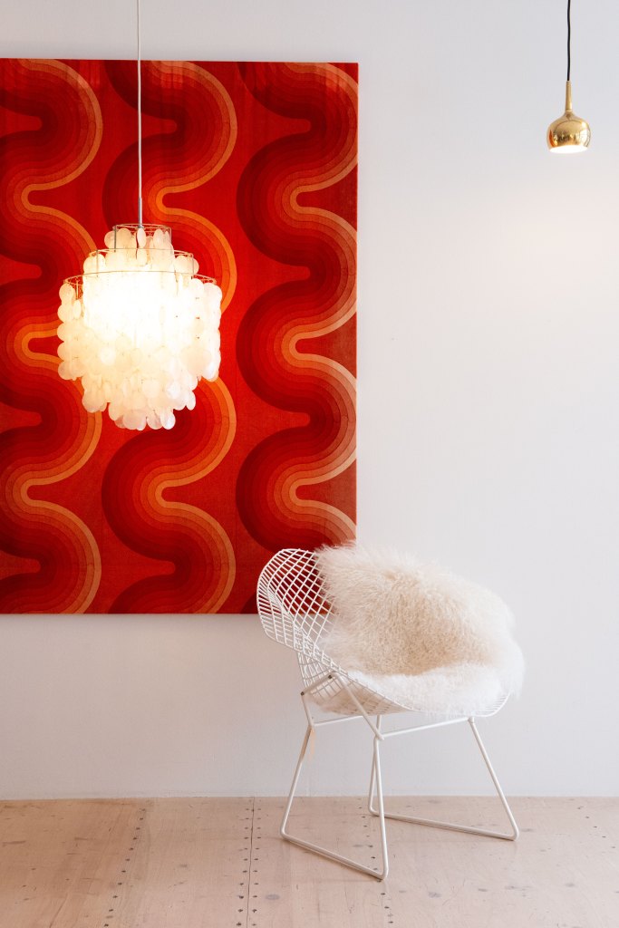 Verner Panton Pendant Lamps. Designed by Verner Panton in 1964. Available at heyday möbel, Grubenstrasse 19, 8045 Zürich, Switzerland.