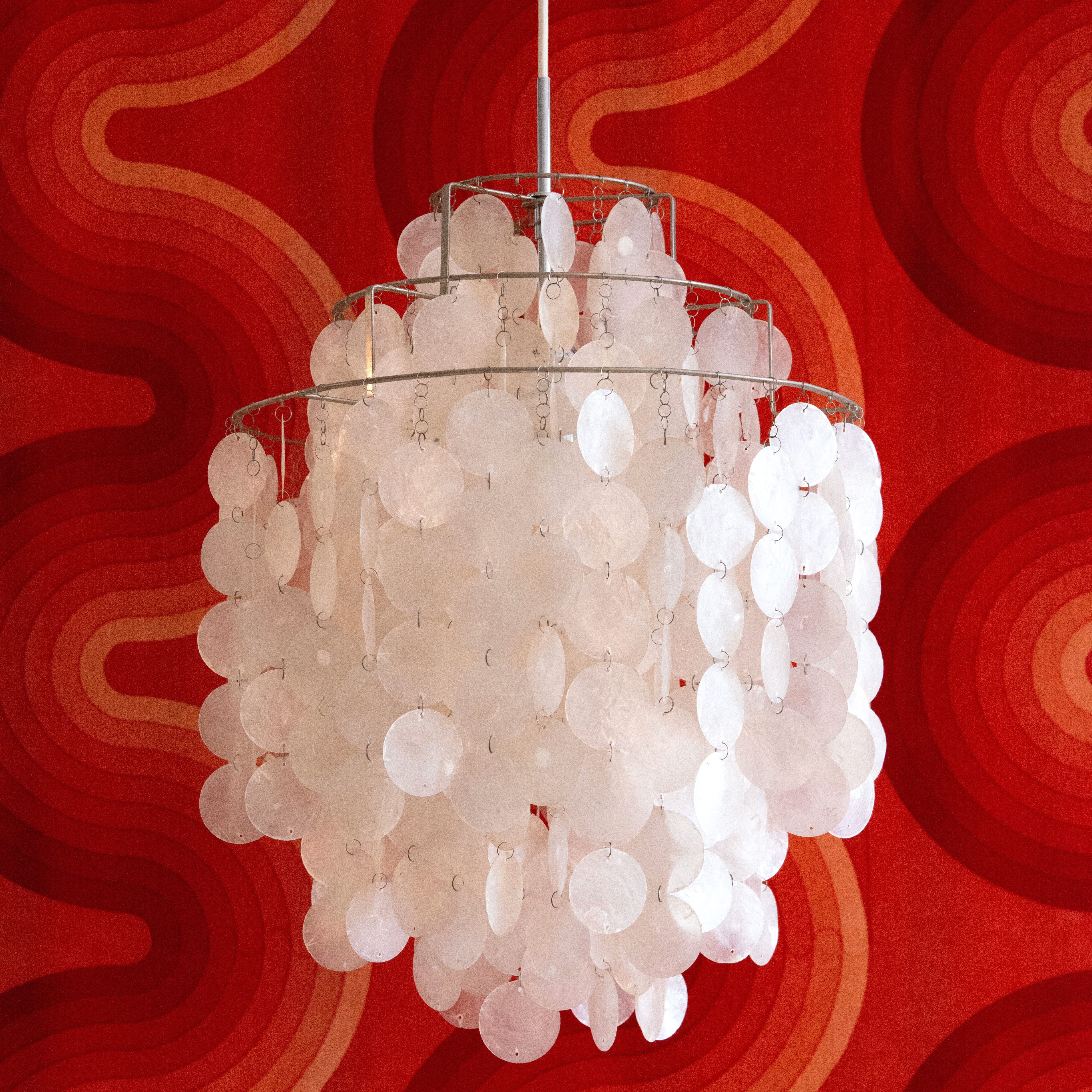 Verner Panton Pendant Lamps. Designed by Verner Panton in 1964. Available at heyday möbel, Grubenstrasse 19, 8045 Zürich, Switzerland.