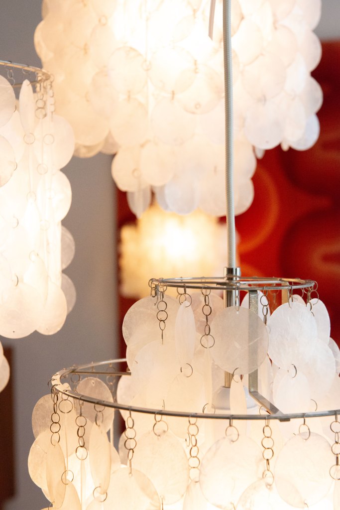 Verner Panton Pendant Lamps. Designed by Verner Panton in 1964. Available at heyday möbel, Grubenstrasse 19, 8045 Zürich, Switzerland.