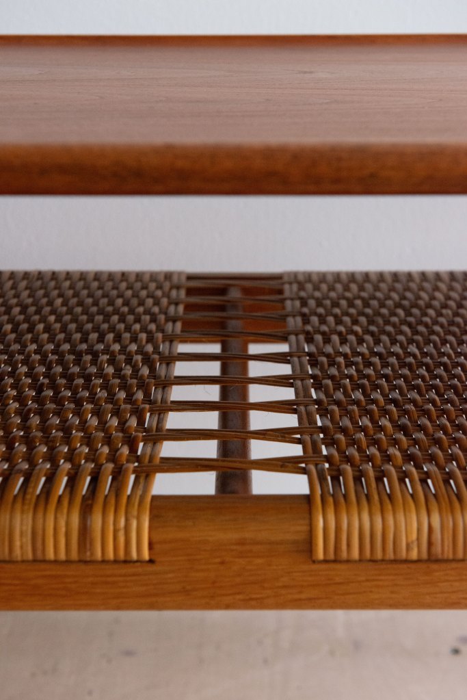 AT10 Coffee Table in Teak & Oak by Hans J. Wegner for Andreas Tuck