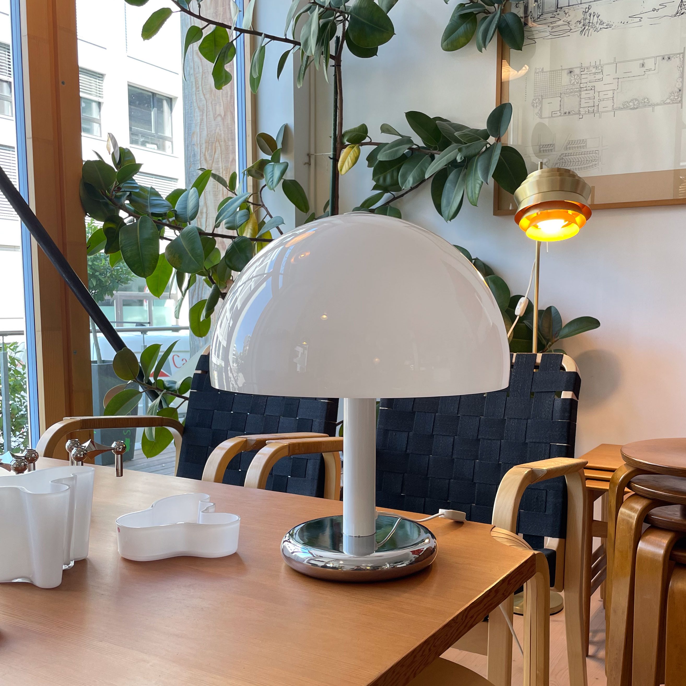 Mushroom Table Lamp by Swisslamps International. Available at heyday möbel, Grubenstrasse 19, 8045 Zürich, Switzerland.