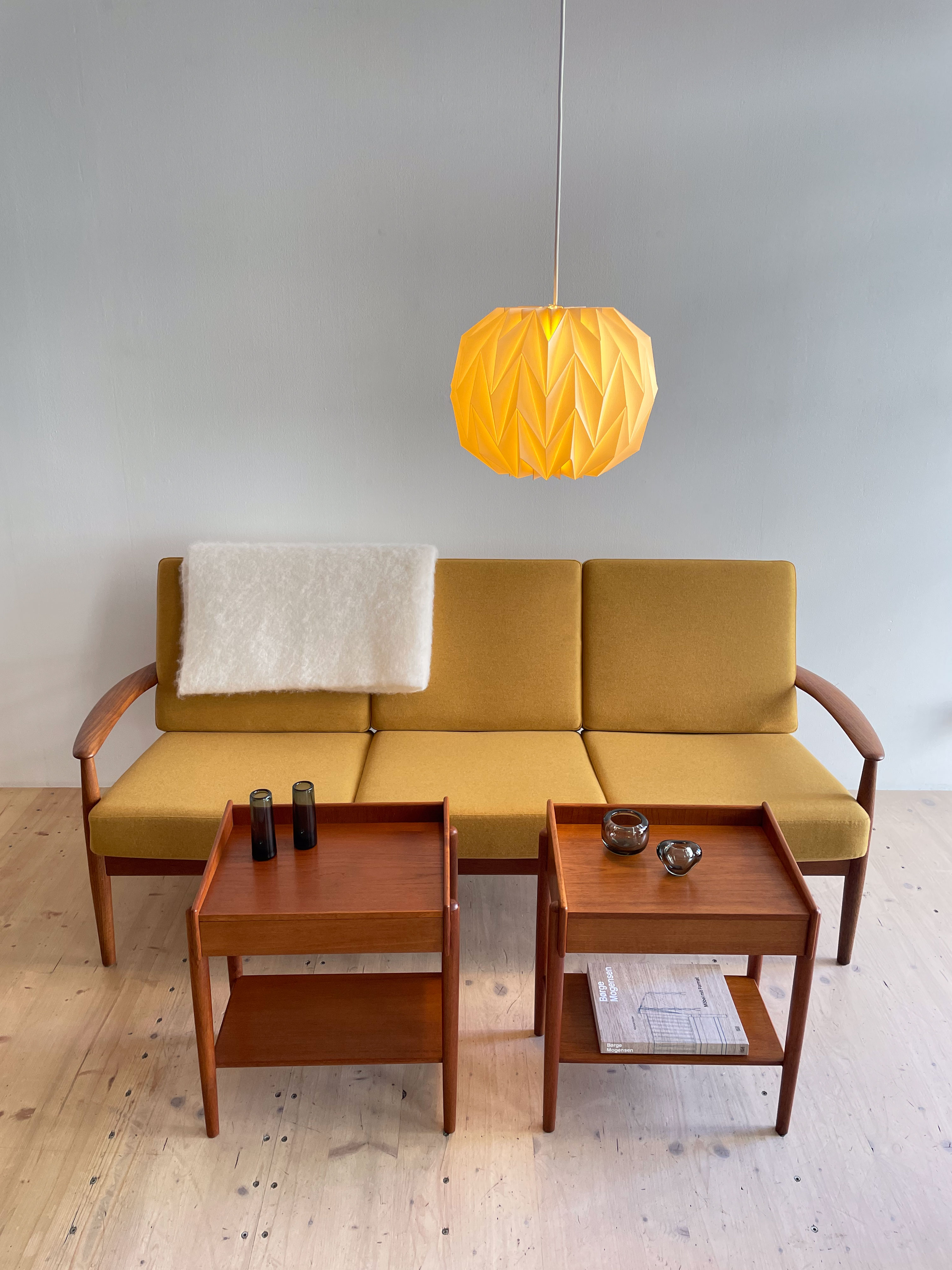 Pair of Borge Mogensen Bedside Tables in Teak. Available at heyday möbel, Grubenstrasse 19, 8045 Zürich, Switzerland.