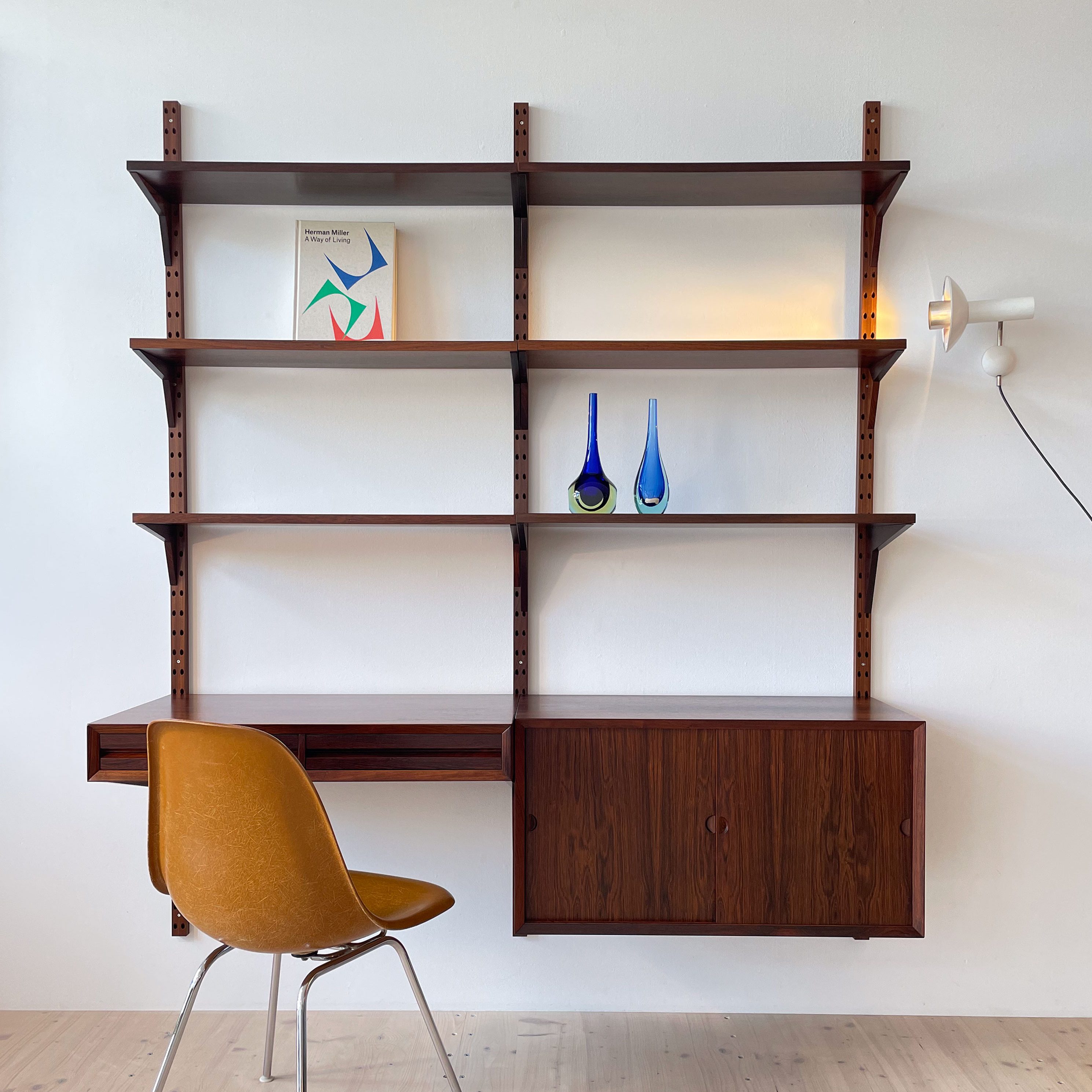 Cado Wall Unit in Rosewood. Poul Cadovius, Denmark, 1960s