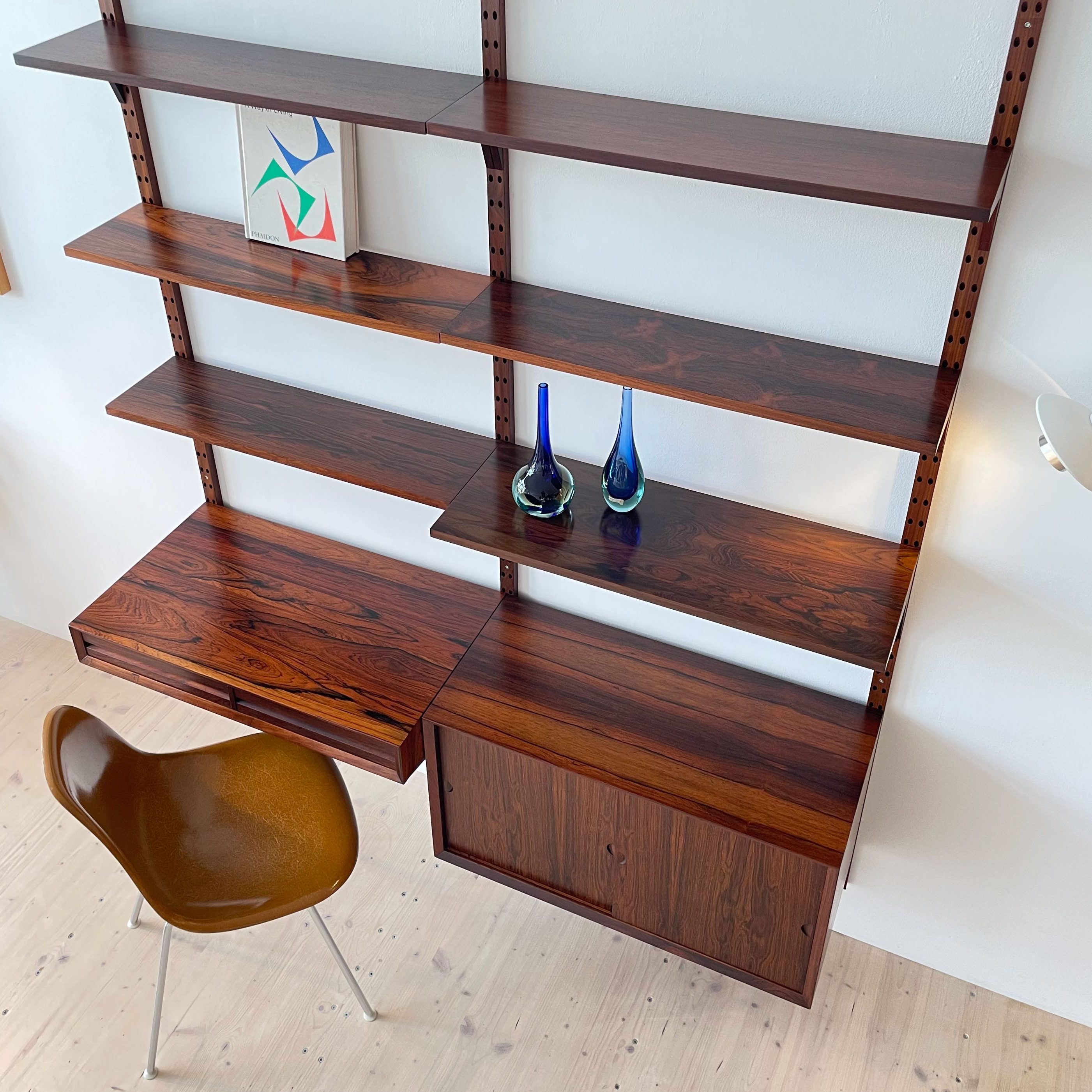Cado Wall Unit in Rosewood. Poul Cadovius, Denmark, 1960s