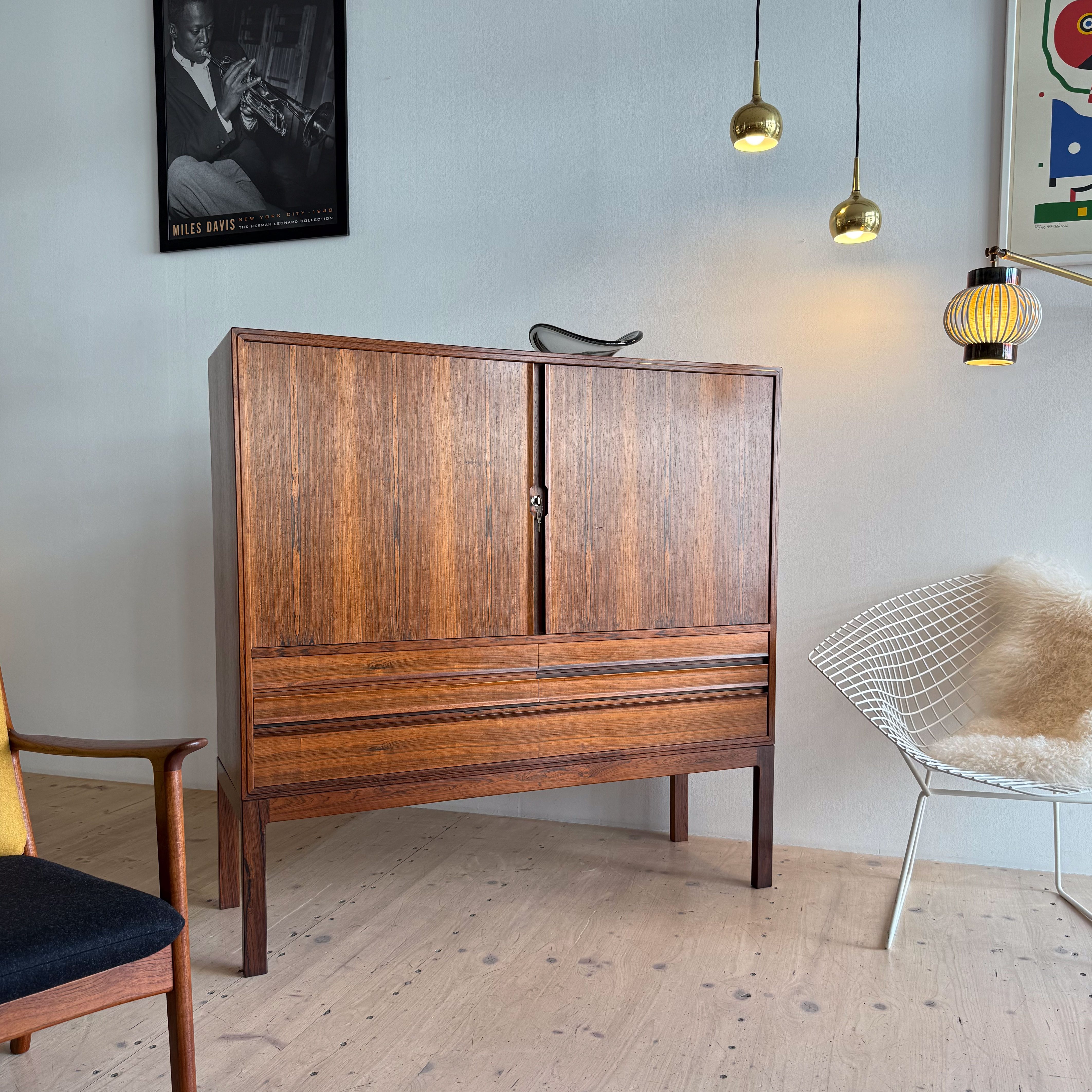 Henry Rosengren Hansen Highboard in Rosewood.