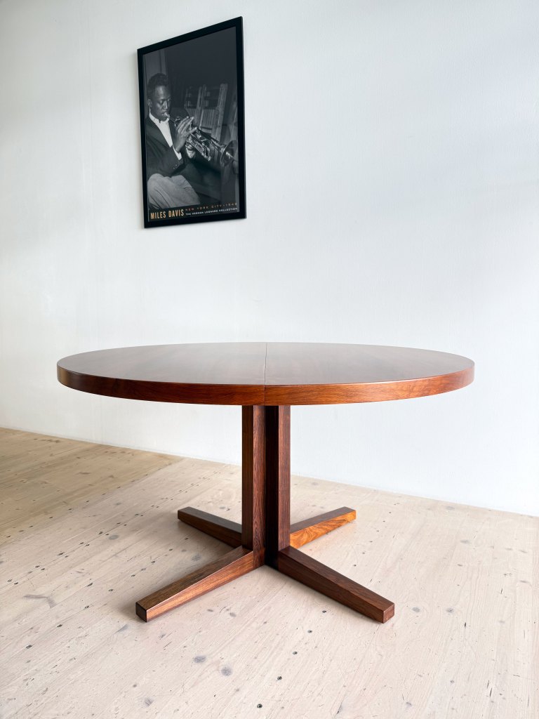John Mortensen Round Rosewood Dining Table available at heyday möbel.