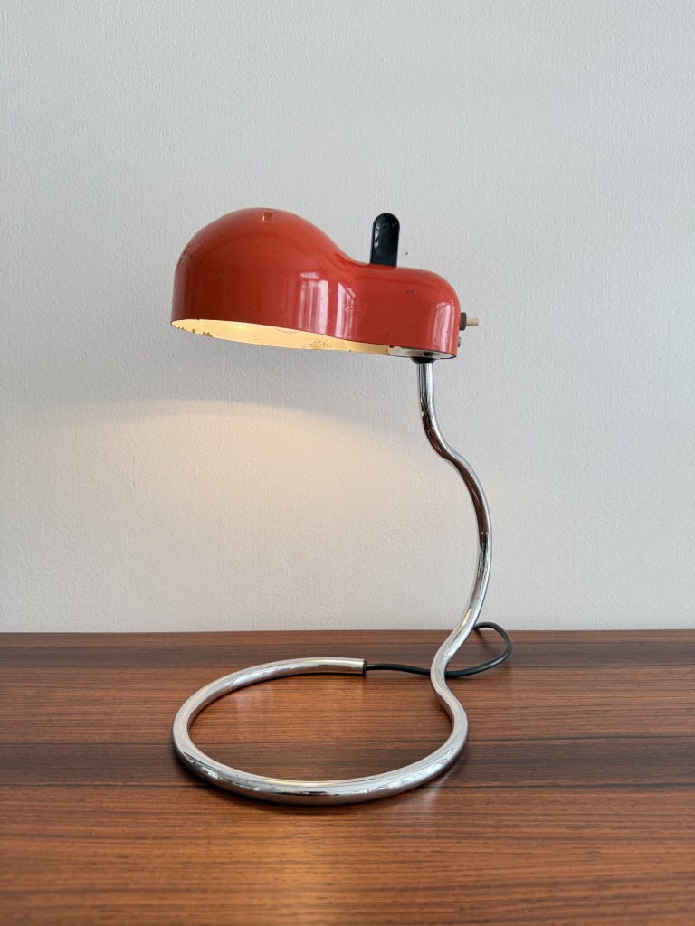 Joe Colombo Minitopo Little Mouse Table Lamp. Available at heyday möbel, Grubenstrasse 19, 8045 Zürich, Switzerland.